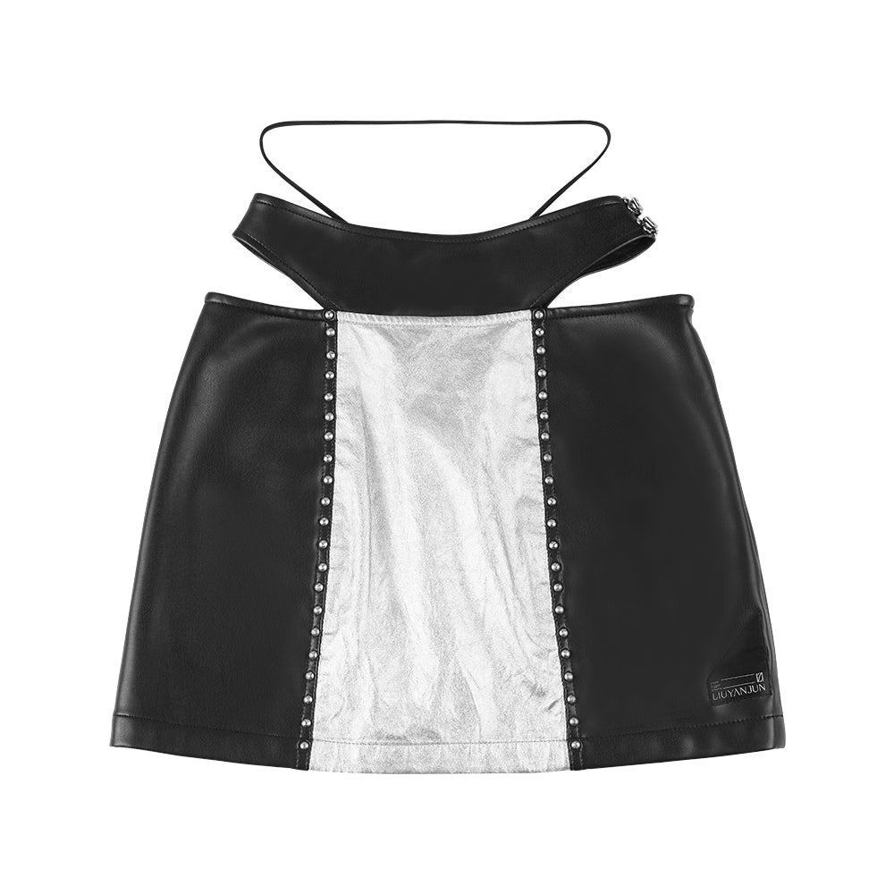 TIE-WAIST BODYCON SKIRT
