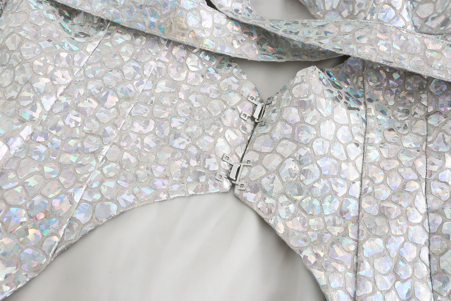 Silver Fish Scale Coat