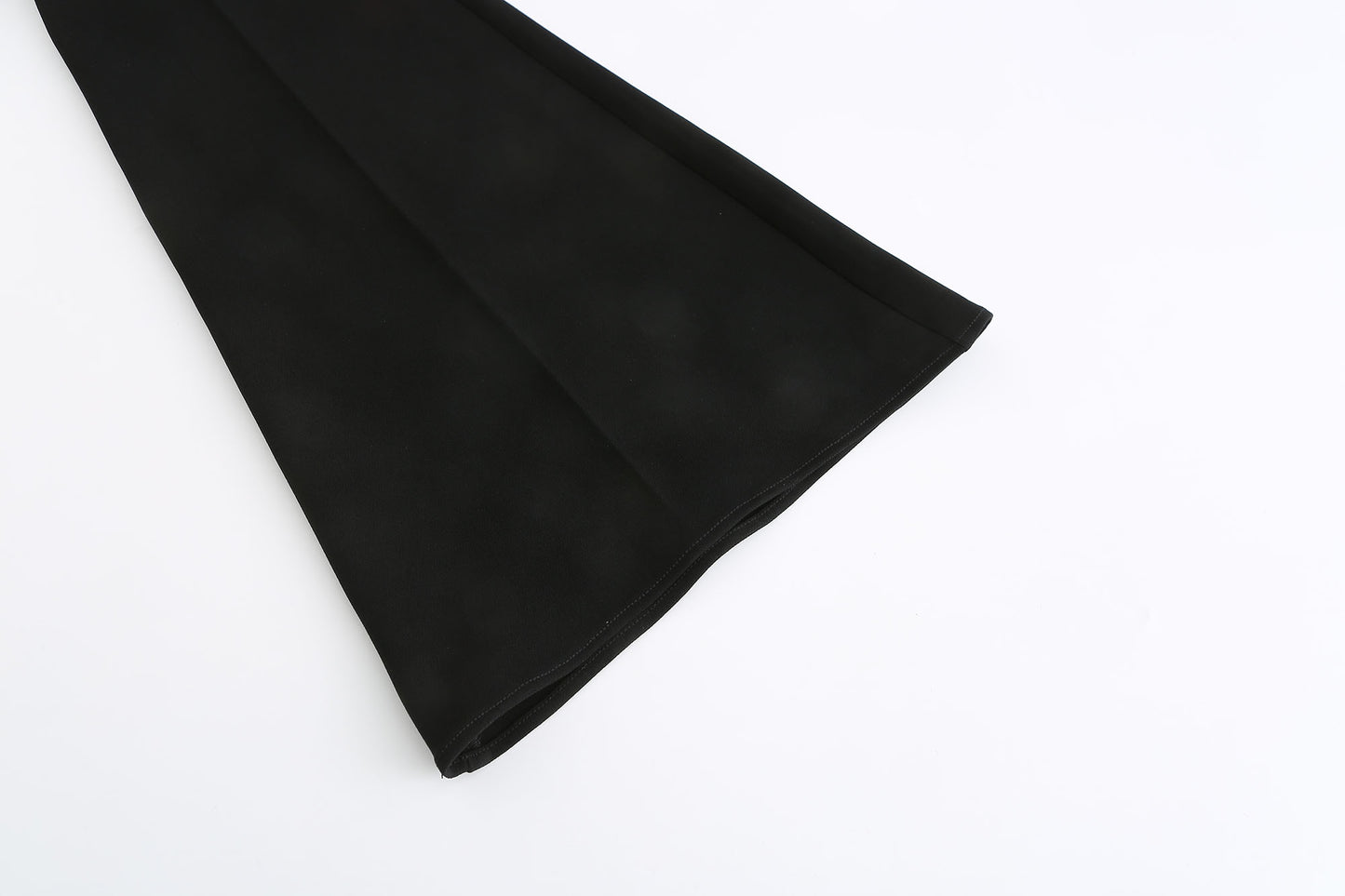 Contrast Skirt Flare Pants