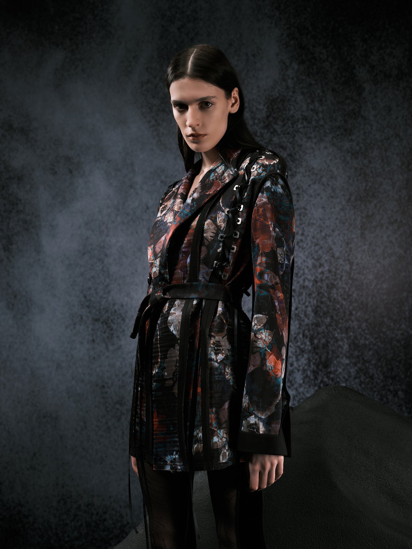 Lace Eyelet DOUBLE-SIDE BLAZER