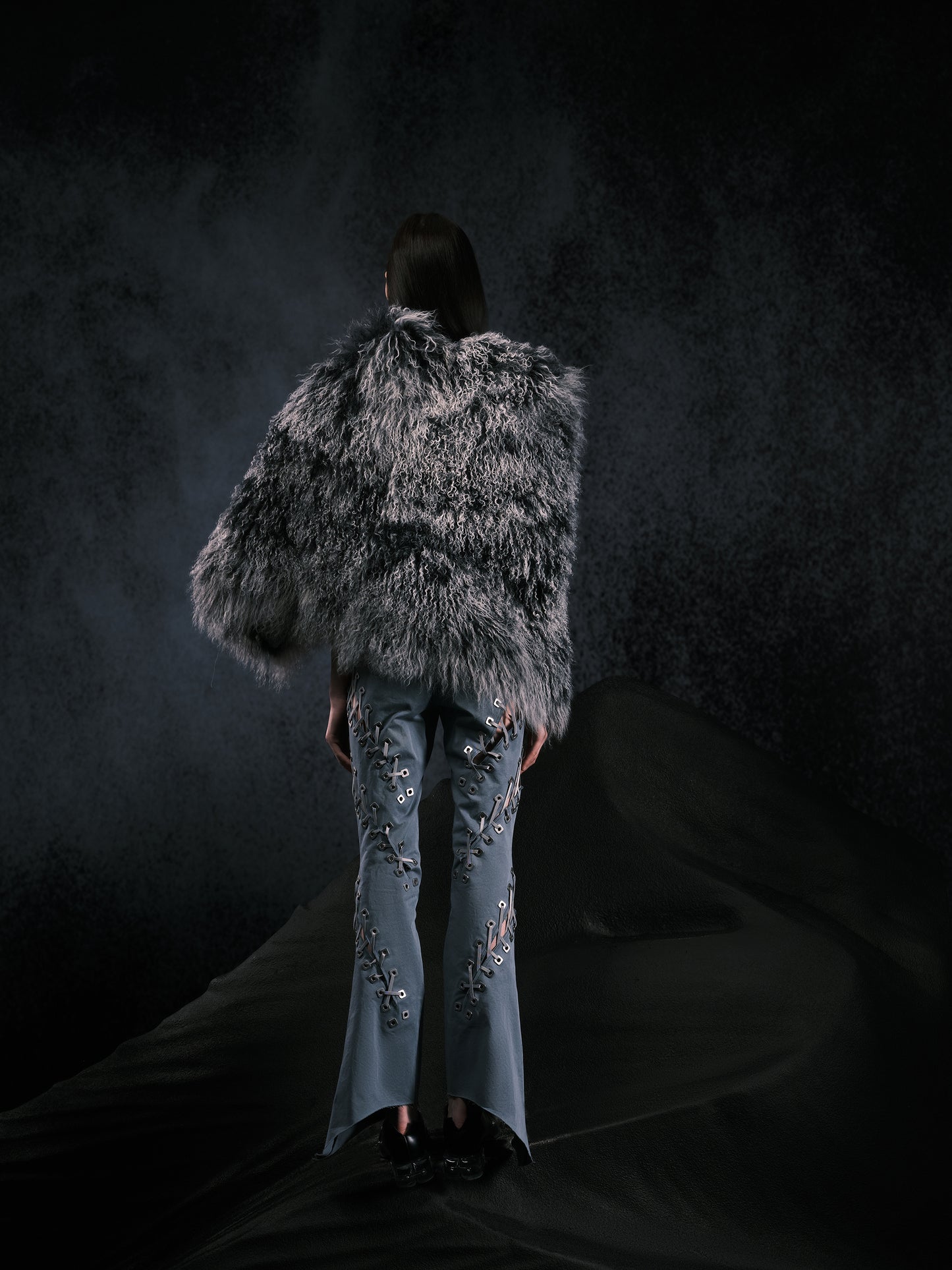 Mongolian Lamb Fur Tippet
