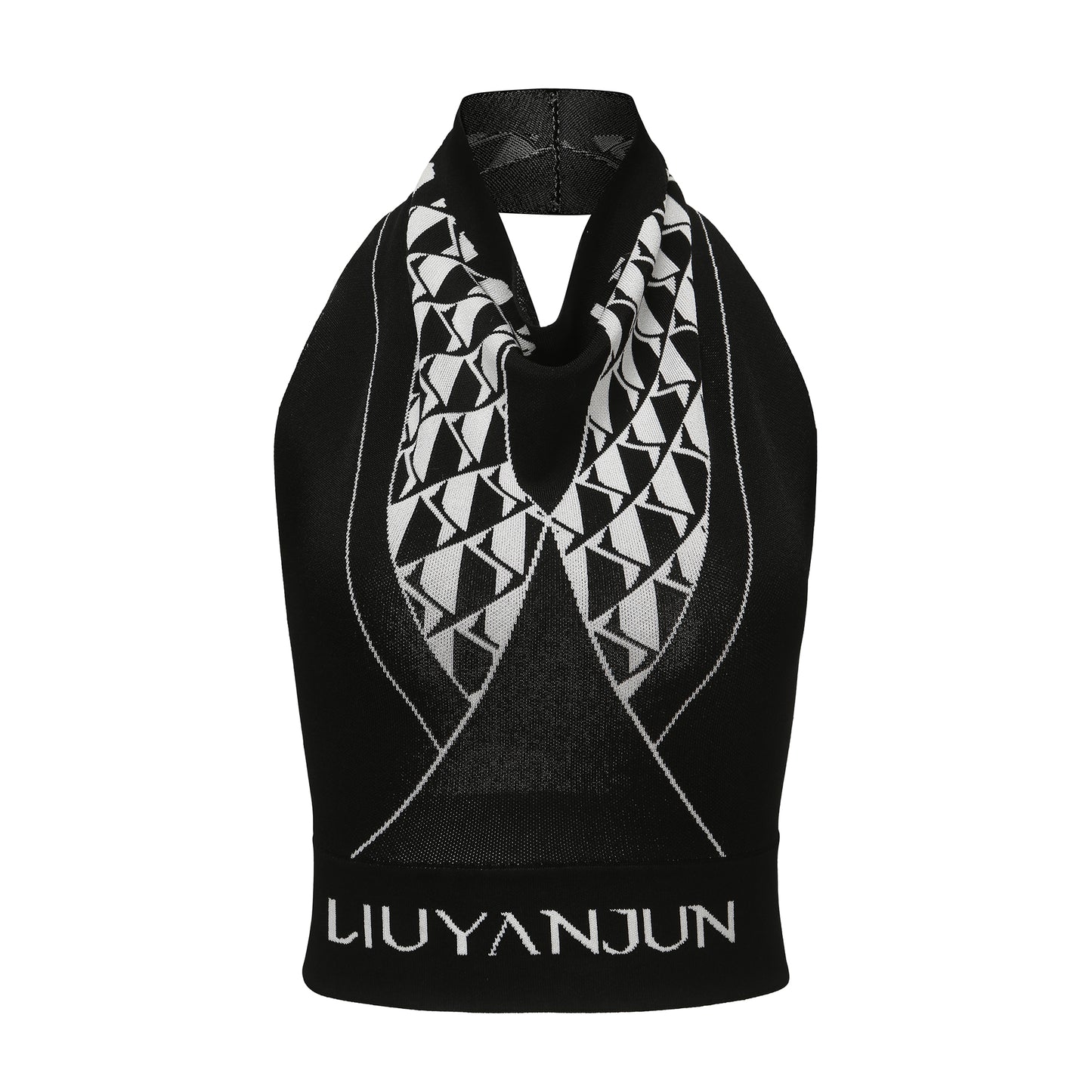 Knitted Halterneck Crop Top