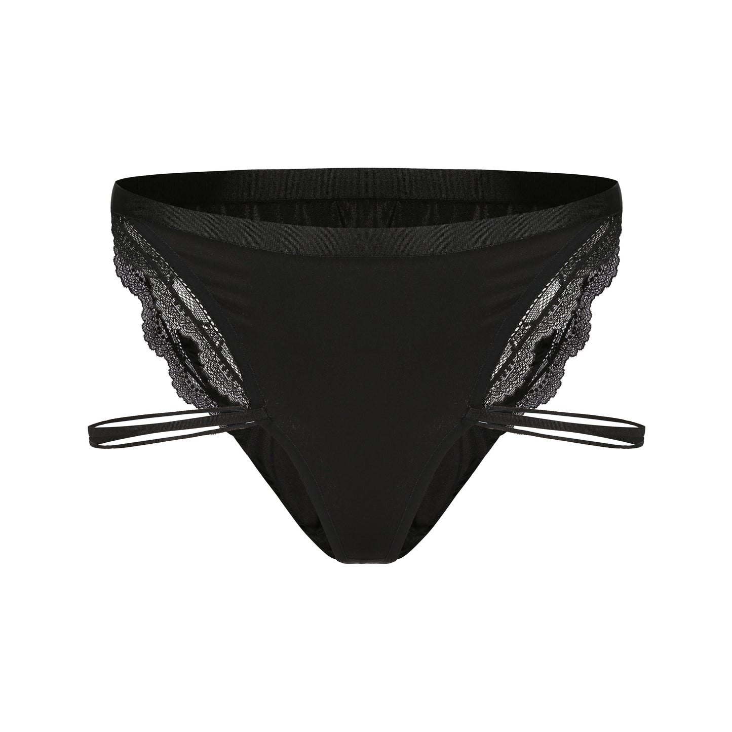 BLACK STRAPS PANTTIE