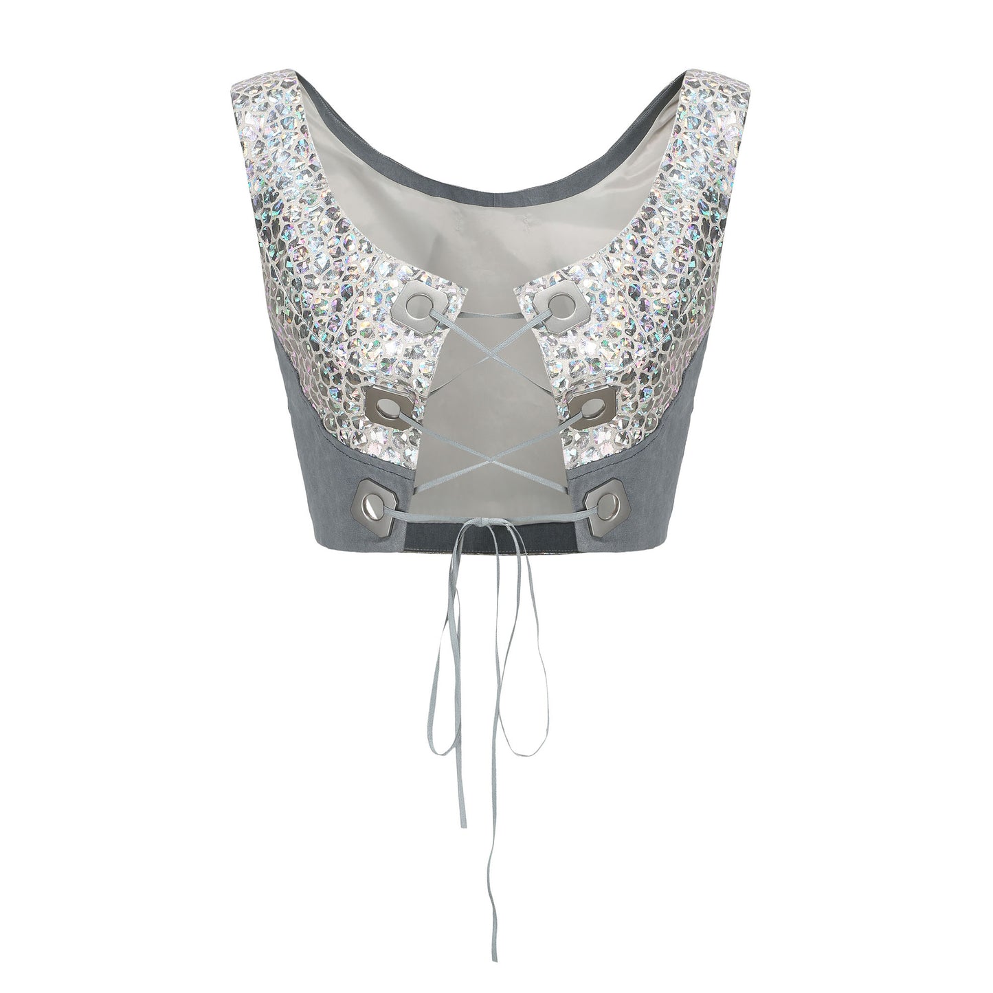 Lace Eyelet Vest Top