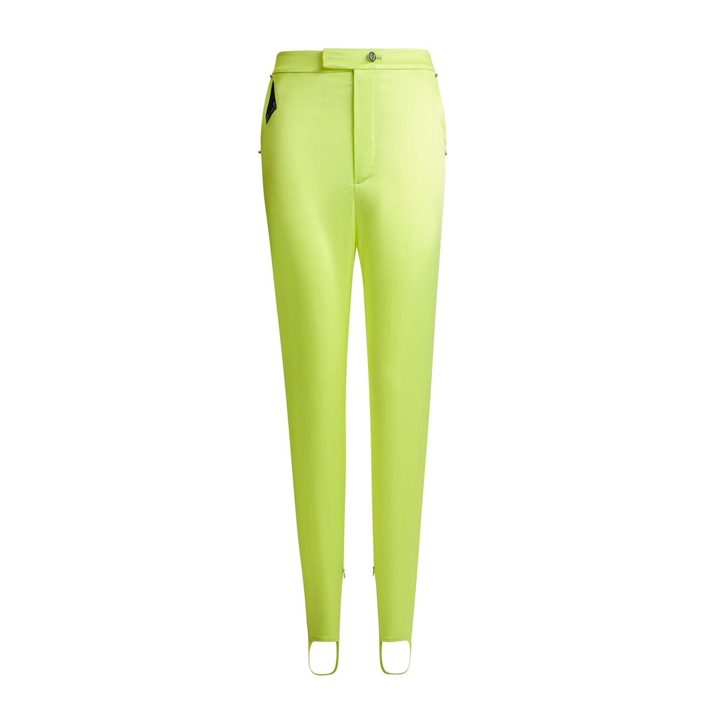 NEON GREEN PRINTED CONTRAST CROP TOP