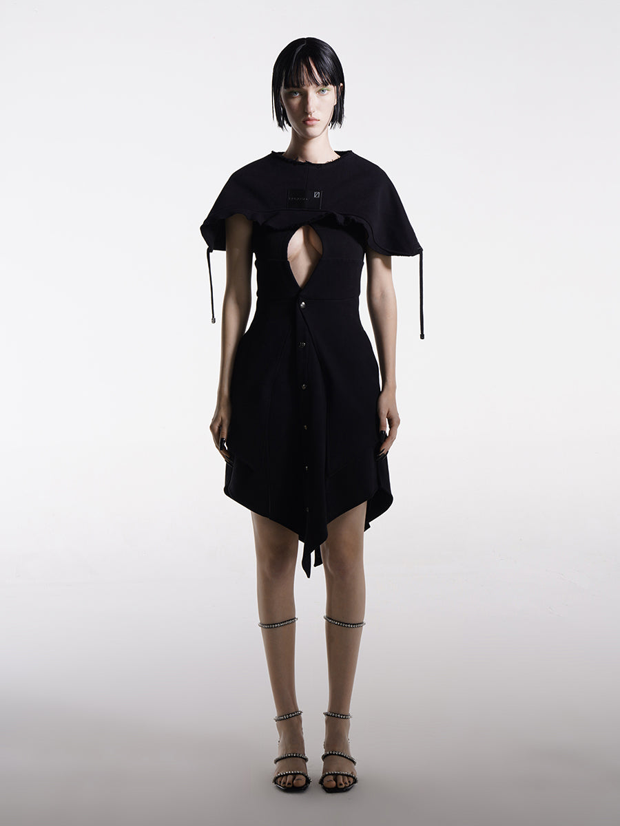 open chest black dress Strappy Cut Out Gathered Bust Detail Maxi Dress In Black Slinky | EGO US