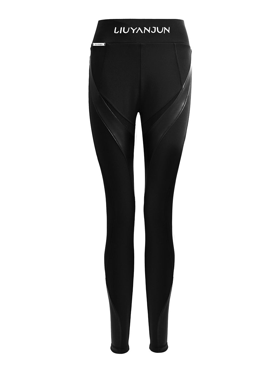 CONTRAST FASHION YOGA PANTS