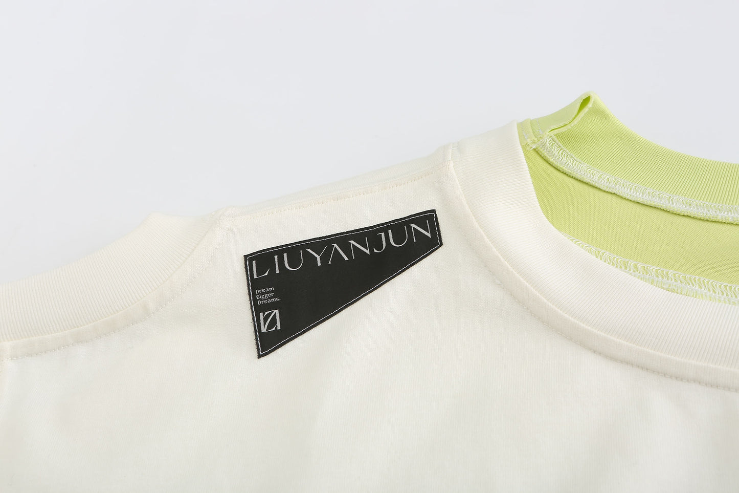 NEON GREEN CONTRAST MULTWAY WEARING T-SHIRT