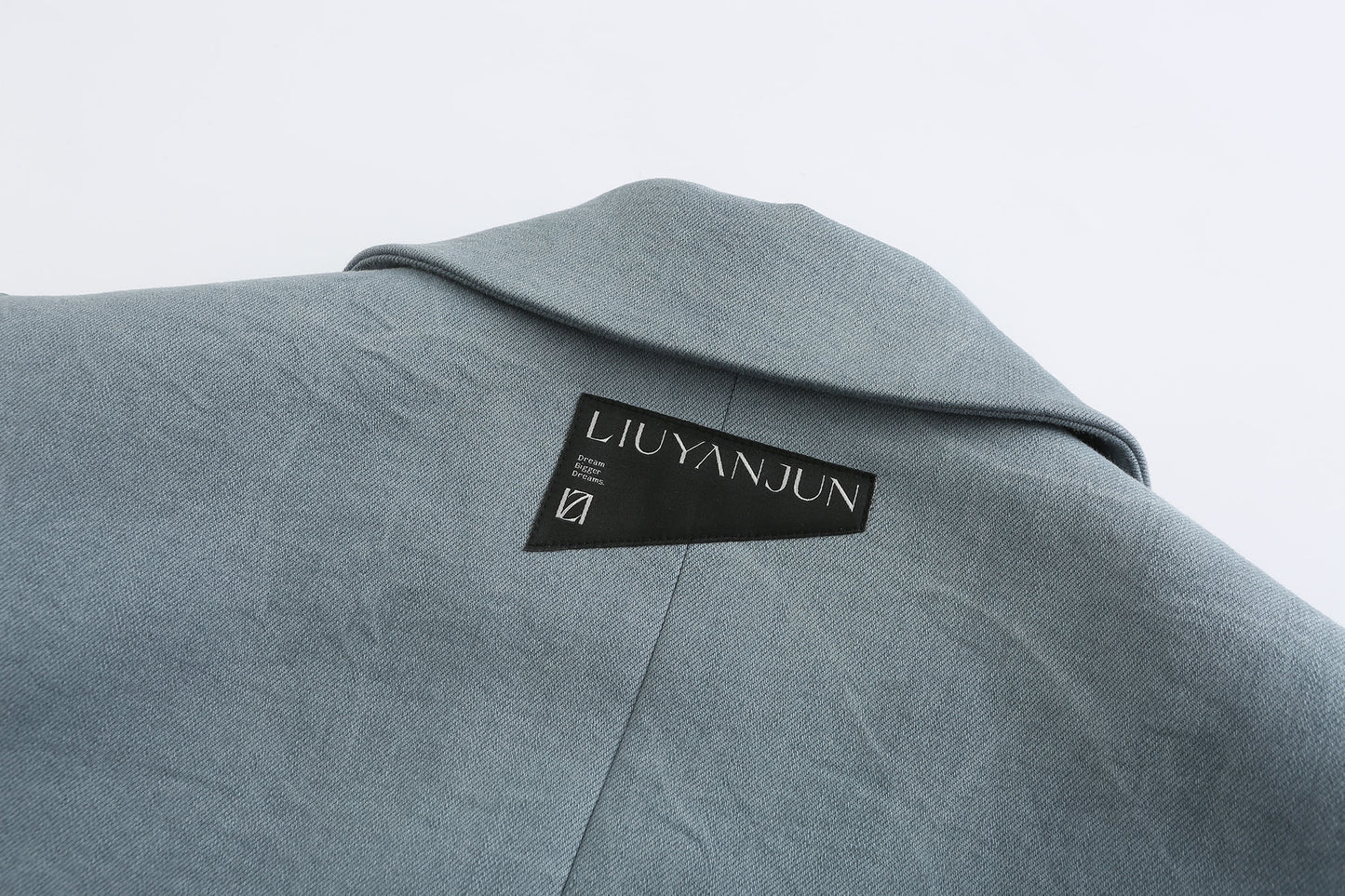 Metal Hook Denim Blazer