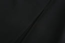 BLACK TAILORED MIDI DRESS WITH CUT-OUTS