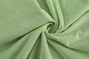 NEON GREEN MIDI. DRESS WITH TWO LAYERS(MULTIWAY. WEARING)