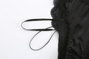 BLACK STRAPS PANTTIE