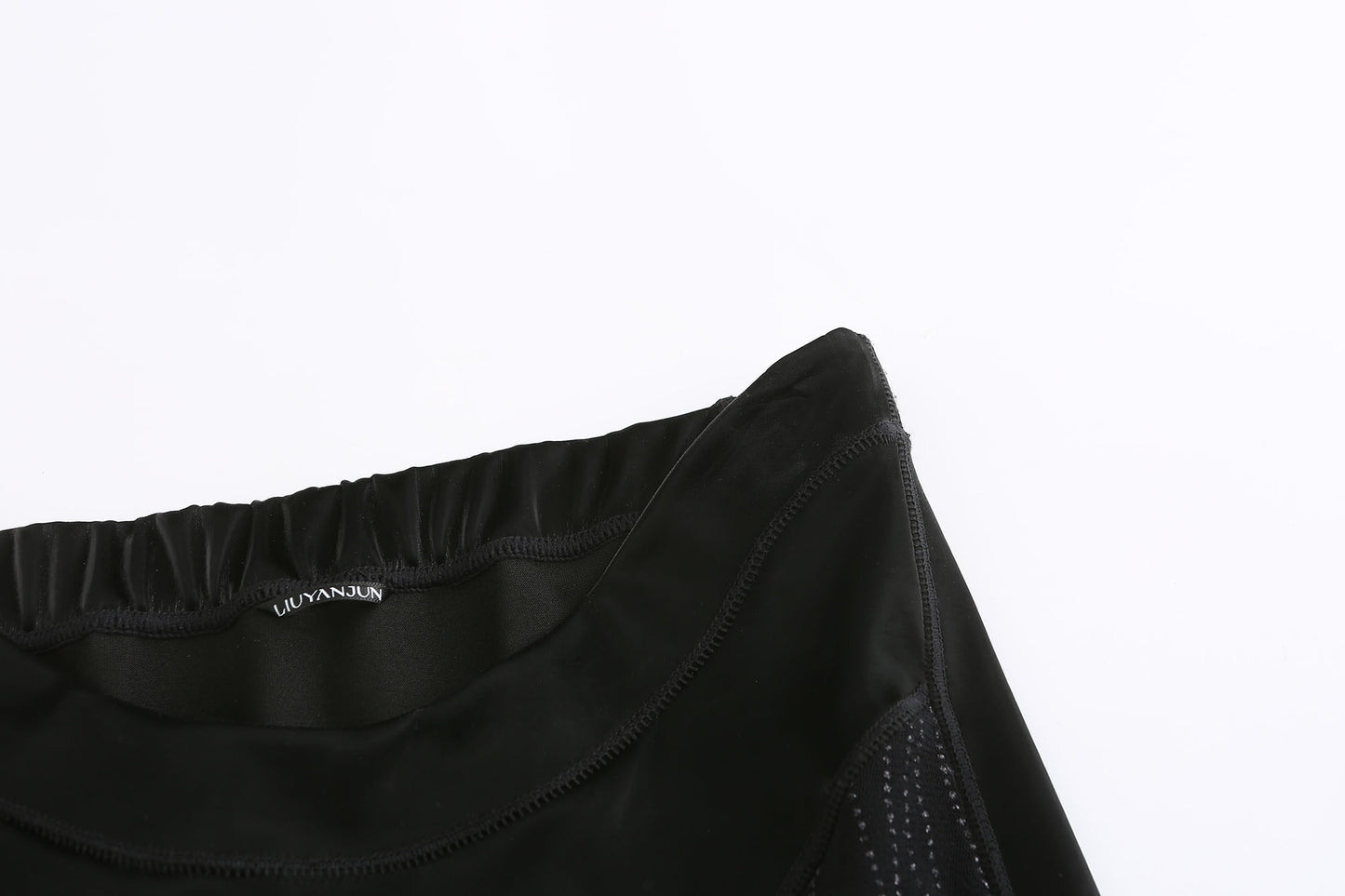 CONTRAST LEATHER STOCKINGS