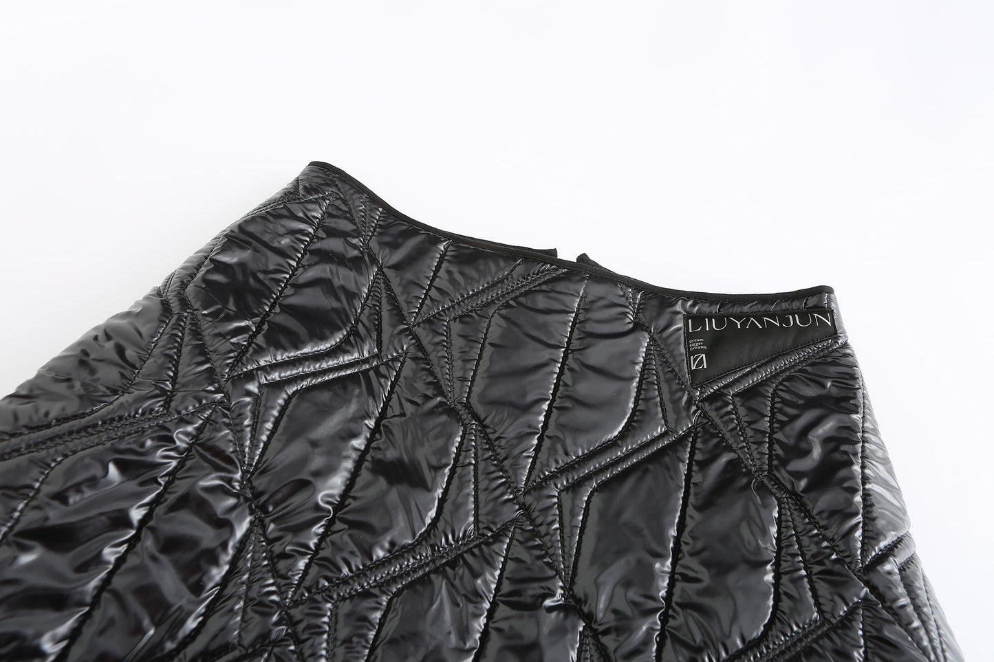 Faux Leather Fur Skirt