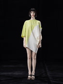 NEON GREEN CONTRAST MULTWAY WEARING T-SHIRT