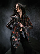 PRINT FOUR-PIECE SUIT