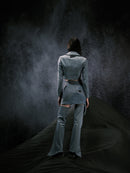 Curved Waist Skirt Jeans