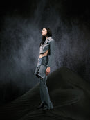 Curved Waist Skirt Jeans