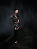 PRINT FOUR-PIECE SUIT