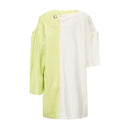 NEON GREEN CONTRAST MULTWAY WEARING T-SHIRT