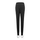 BLACK TAPERED STIRRUP PANTS