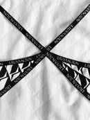 PRINTED BACKLESS  CROP TOP