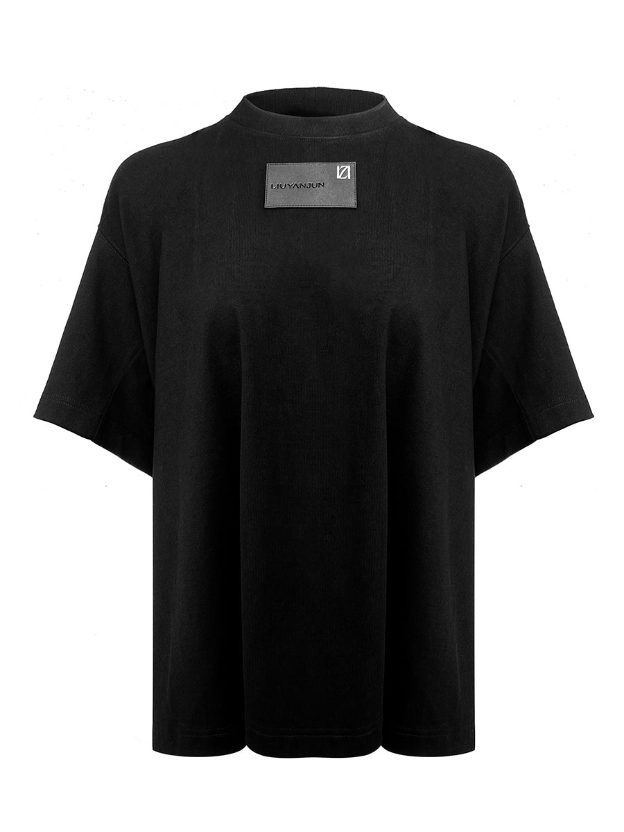 DESTRUCTED T-SHIRT WITH TWO-WAYS WEARING