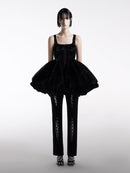 PUFFER PINAFORE DRESS