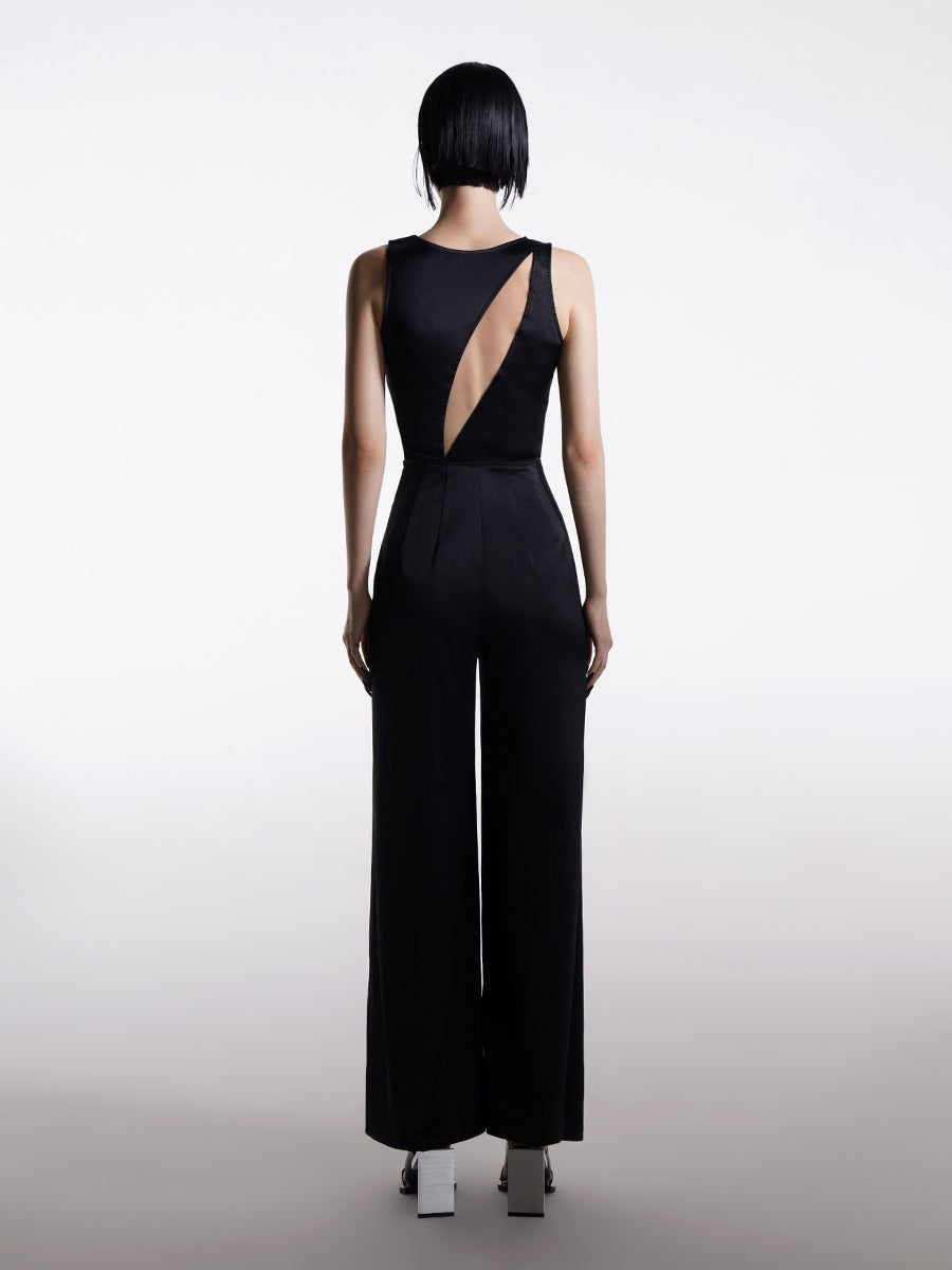CUT-OUT DETAIL JUMPSUIT